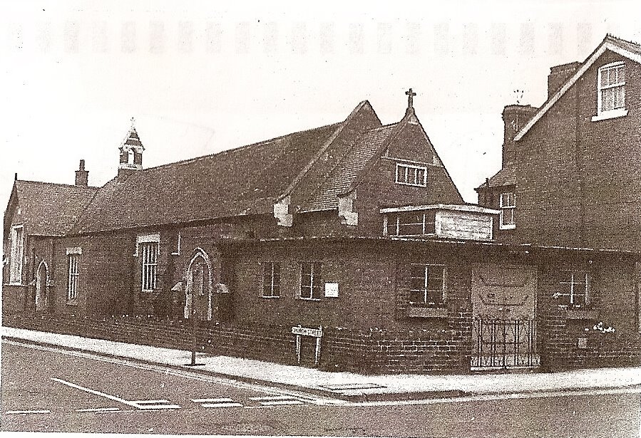 The old Church hall, built in 1882, demolished 1972, gave its name to Church Street